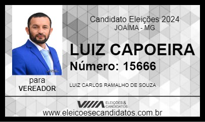 Candidato LUIZ CAPOEIRA 2024 - JOAÍMA - Eleições