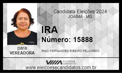 Candidato IRA 2024 - JOAÍMA - Eleições