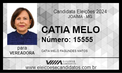 Candidato CATIA MELO 2024 - JOAÍMA - Eleições