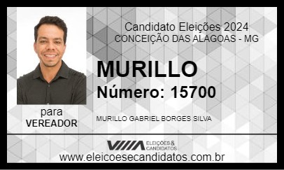 Candidato MURILLO 2024 - CONCEIÇÃO DAS ALAGOAS - Eleições