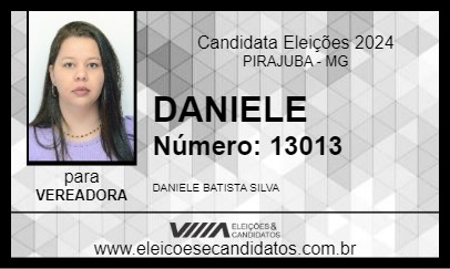 Candidato DANIELE 2024 - PIRAJUBA - Eleições