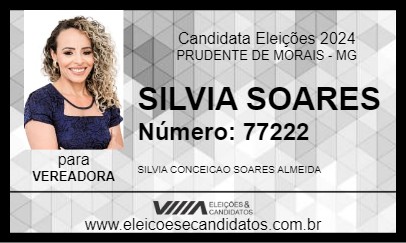 Candidato SILVIA SOARES 2024 - PRUDENTE DE MORAIS - Eleições