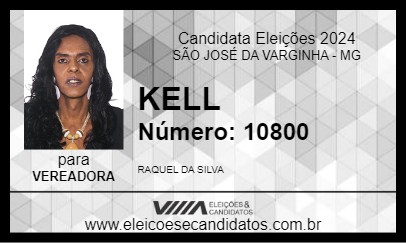 Candidato KELL 2024 - SÃO JOSÉ DA VARGINHA - Eleições