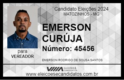 Candidato EMERSON CURÚJA 2024 - MATOZINHOS - Eleições