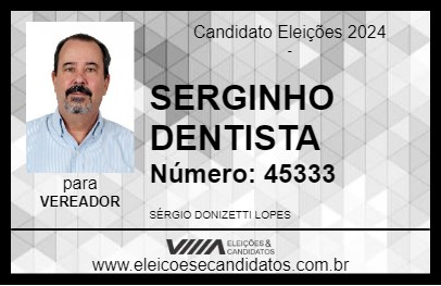 Candidato SERGINHO DENTISTA 2024 - MATOZINHOS - Eleições