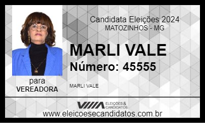 Candidato MARLI VALE 2024 - MATOZINHOS - Eleições