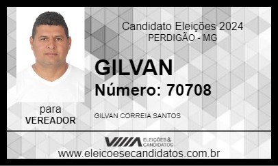 Candidato GILVAN 2024 - PERDIGÃO - Eleições