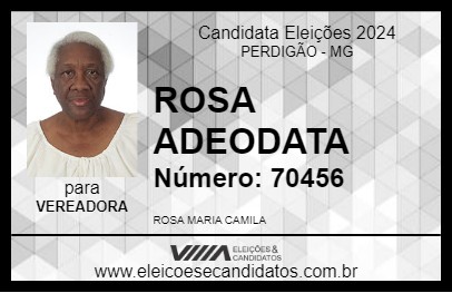 Candidato ROSA ADEODATA 2024 - PERDIGÃO - Eleições