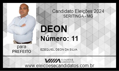 Candidato DEON 2024 - SERITINGA - Eleições