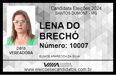 Candidato LENA DO BRECHÓ 2024 - SANTOS DUMONT - Eleições