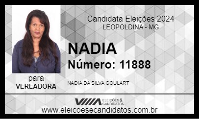 Candidato NADIA 2024 - LEOPOLDINA - Eleições