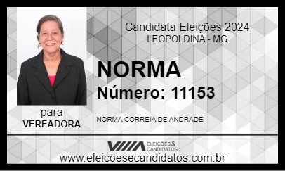 Candidato NORMA 2024 - LEOPOLDINA - Eleições