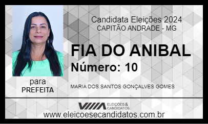 Candidato FIA DO ANIBAL 2024 - CAPITÃO ANDRADE - Eleições