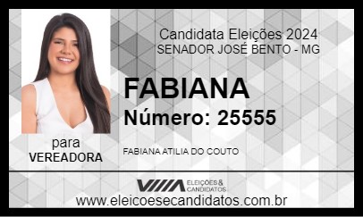 Candidato FABIANA 2024 - SENADOR JOSÉ BENTO - Eleições