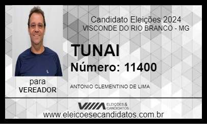 Candidato TUNAI 2024 - VISCONDE DO RIO BRANCO - Eleições