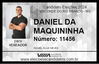 Candidato DANIEL NEVES 2024 - VISCONDE DO RIO BRANCO - Eleições