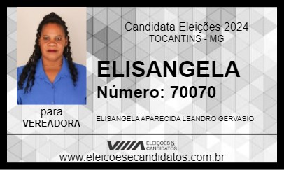 Candidato ELISANGELA 2024 - TOCANTINS - Eleições