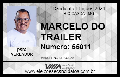 Candidato MARCELO DO TRAILER 2024 - RIO CASCA - Eleições