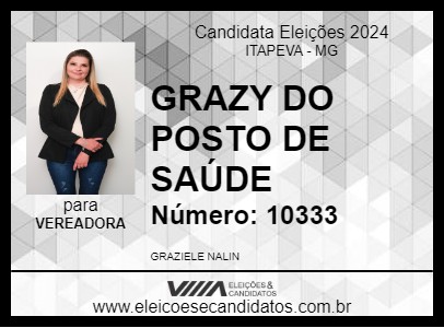 Candidato GRAZY DA SAÚDE 2024 - ITAPEVA - Eleições