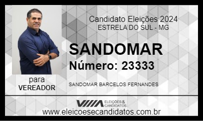 Candidato SANDOMAR 2024 - ESTRELA DO SUL - Eleições