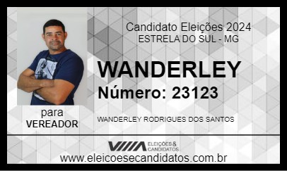 Candidato WANDERLEY 2024 - ESTRELA DO SUL - Eleições