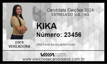 Candidato KIKA 2024 - ESTRELA DO SUL - Eleições