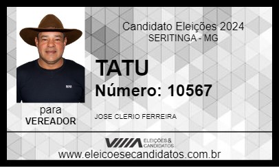 Candidato TATU 2024 - SERITINGA - Eleições