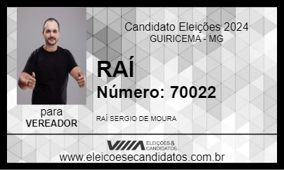 Candidato RAÍ 2024 - GUIRICEMA - Eleições