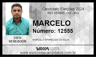 Candidato MARCELO DO COCAIS 2024 - RIO VERMELHO - Eleições