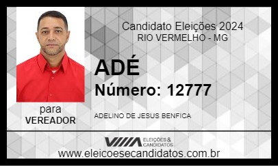 Candidato ADÉ BENFICA 2024 - RIO VERMELHO - Eleições