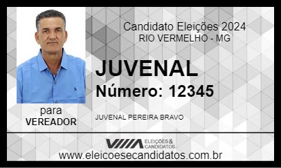 Candidato JUVENAL 2024 - RIO VERMELHO - Eleições