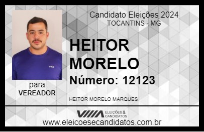 Candidato HEITOR MORELO  2024 - TOCANTINS - Eleições