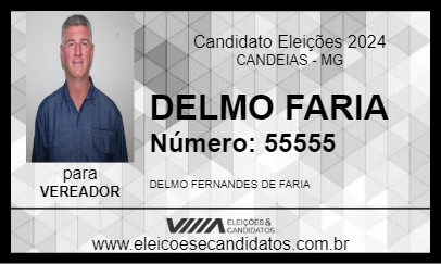 Candidato DELMO FARIA 2024 - CANDEIAS - Eleições