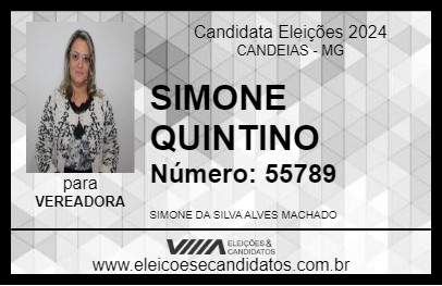 Candidato SIMONE QUINTINO 2024 - CANDEIAS - Eleições