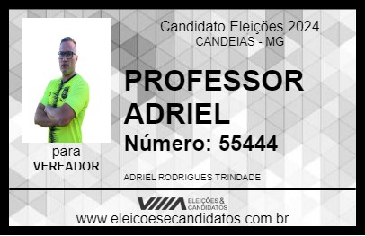 Candidato PROFESSOR ADRIEL 2024 - CANDEIAS - Eleições