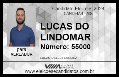 Candidato LUCAS DO LINDOMAR 2024 - CANDEIAS - Eleições