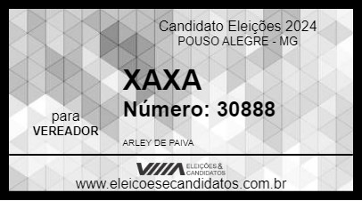 Candidato XAXA 2024 - POUSO ALEGRE - Eleições