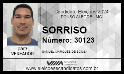 Candidato SORRISO 2024 - POUSO ALEGRE - Eleições