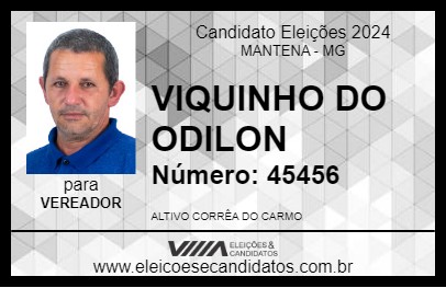 Candidato VIQUINHO DO ODILON 2024 - MANTENA - Eleições