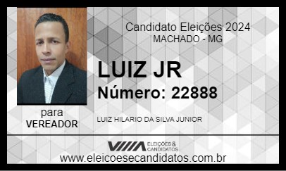 Candidato LUIZ JR 2024 - MACHADO - Eleições