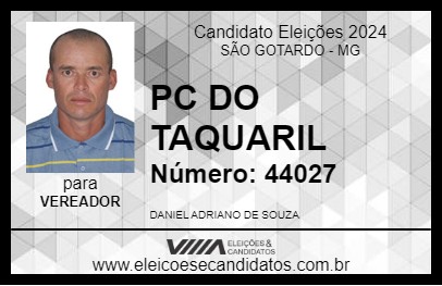 Candidato PC DO TAQUARIL 2024 - SÃO GOTARDO - Eleições