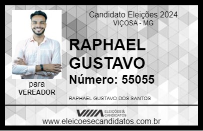 Candidato RAPHAEL GUSTAVO 2024 - VIÇOSA - Eleições