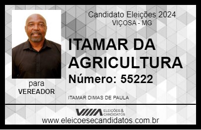 Candidato ITAMAR DA AGRICULTURA 2024 - VIÇOSA - Eleições