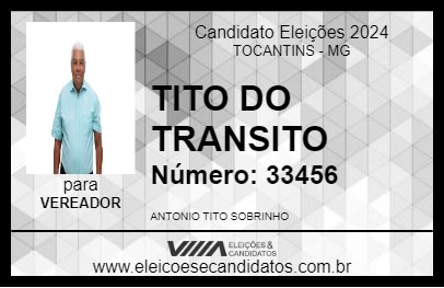 Candidato TITO DO TRANSITO 2024 - TOCANTINS - Eleições