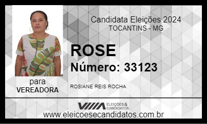 Candidato ROSE 2024 - TOCANTINS - Eleições