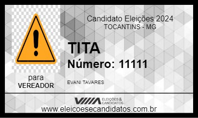 Candidato TITA 2024 - TOCANTINS - Eleições