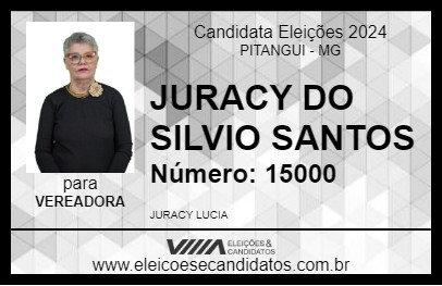 Candidato JURACY DO SILVIO SANTOS 2024 - PITANGUI - Eleições