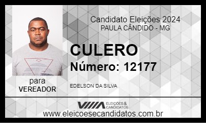 Candidato CULERO 2024 - PAULA CÂNDIDO - Eleições