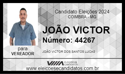 Candidato JOÃO VICTOR 2024 - COIMBRA - Eleições