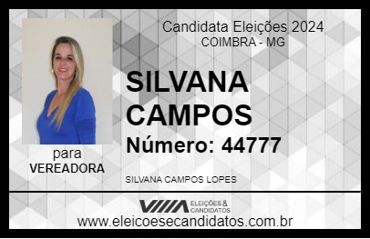 Candidato SILVANA CAMPOS 2024 - COIMBRA - Eleições